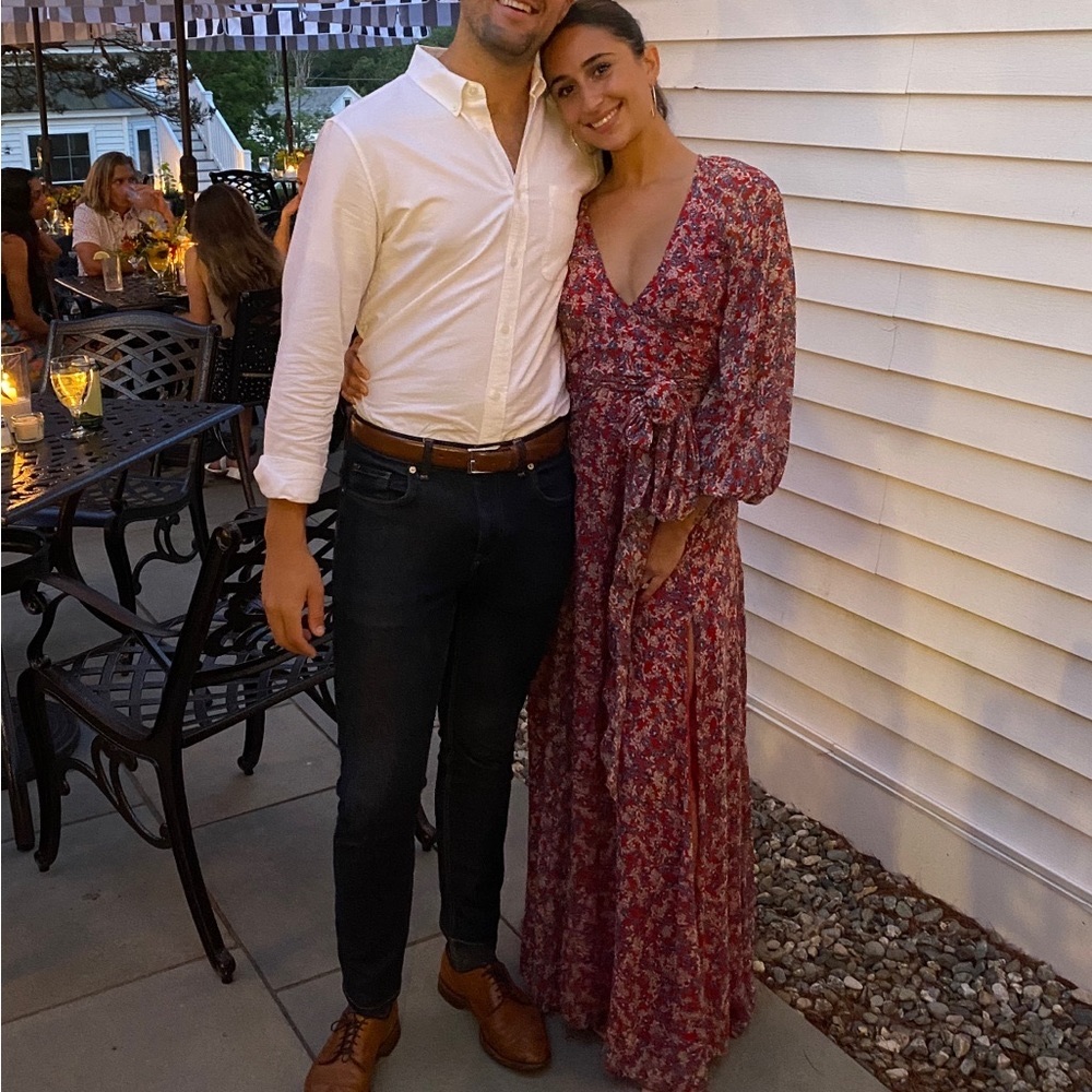 Gorgeous long sleeve Nicolas maxi dress